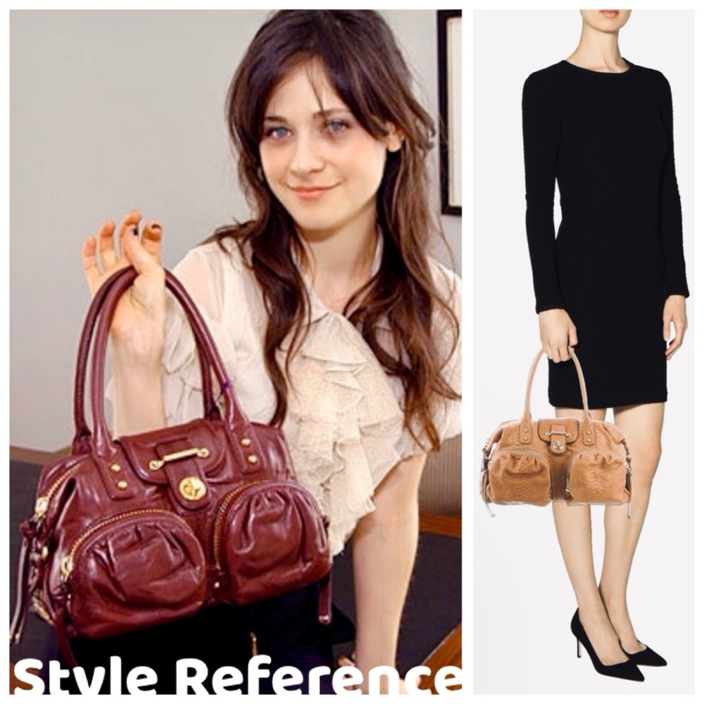 Botkier Bianca Metallic Bronze Leather Satchel Handbag, Antiqued Gold Hardware - Picture 15 of 16